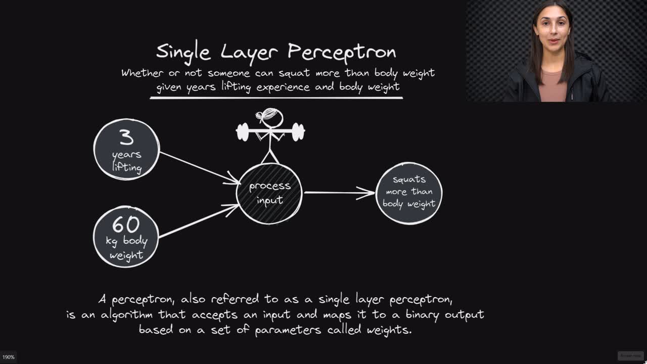 Lesson thumbnail for Perceptrons Explained - Deep Learning