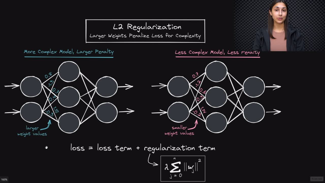 Lesson thumbnail for Regularization in Deep Learning Explained