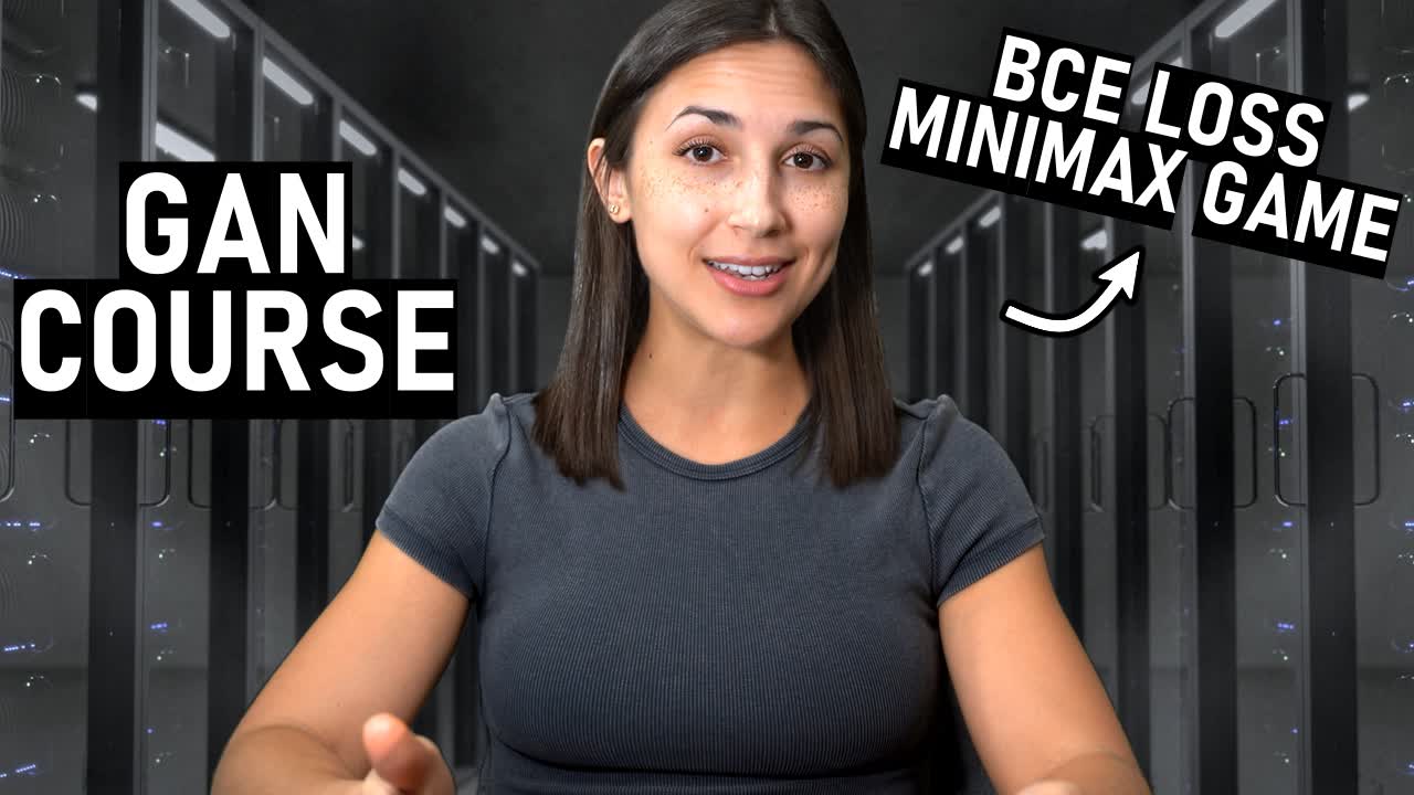 Lesson thumbnail for Binary Cross Entropy (BCE) Loss for GANs - The Minimax Game