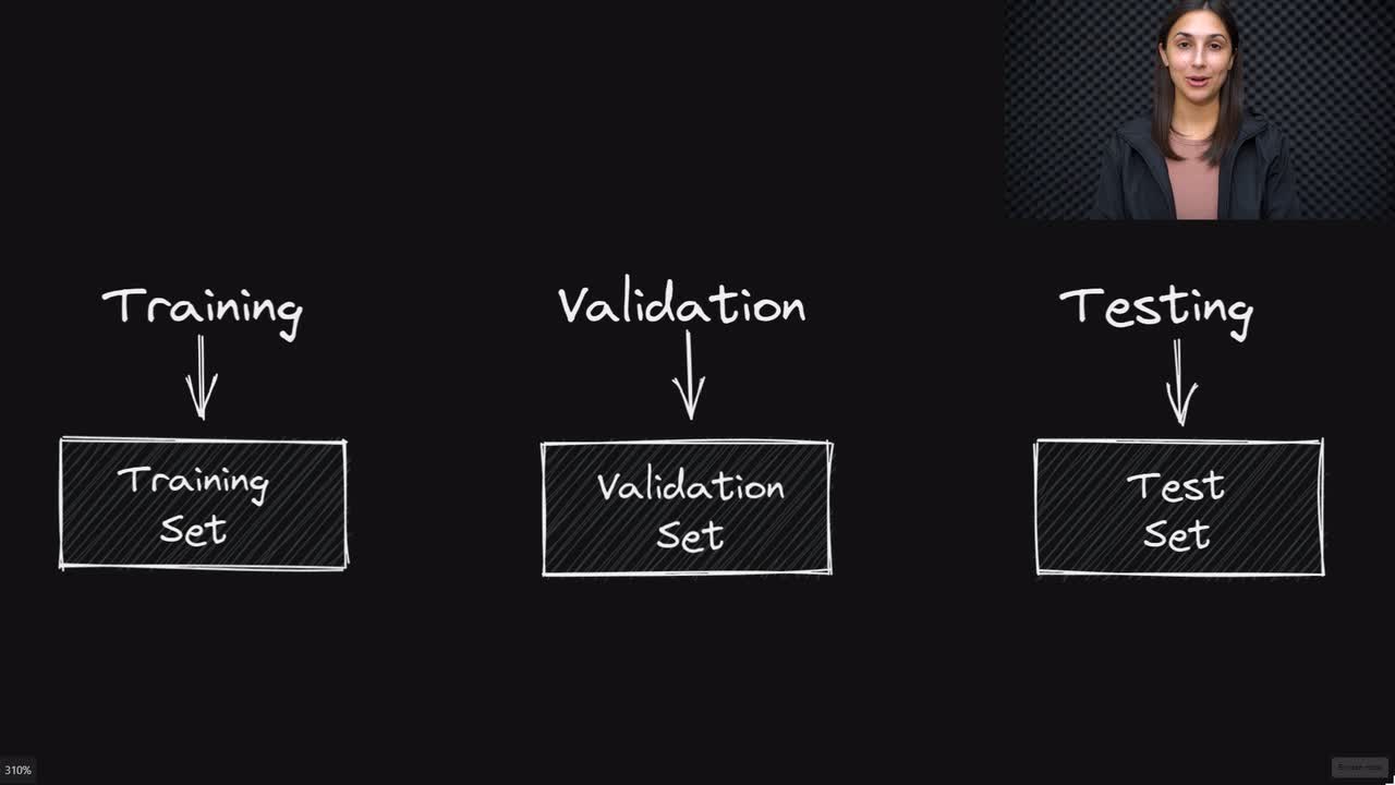 Lesson thumbnail for Datasets for Deep Learning - Training, Validation, & Test Sets Explained